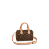 Louis Vuitton Nano Speedy Beige 16Cm, Designer Handbags, Womens Purse, luxury bags