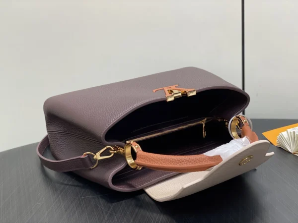 Louis Vuitton Capucines MM M12952 Chocolate 31.5cm/ 12.2in, Designer Handbags, Womens Purse, luxury bags