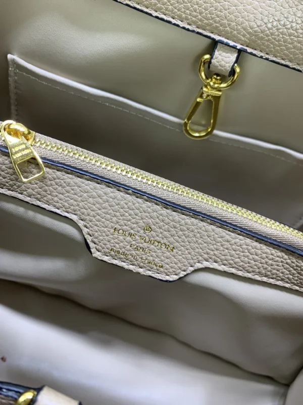 Louis Vuitton Capucines Mm Grey 31Cm M42253, Designer Handbags, Womens Purse, luxury bags