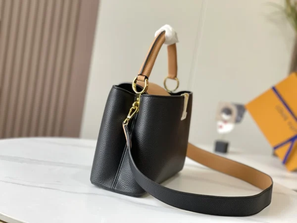 Louis Vuitton Capucines Mm Black 27Cm M59466, Designer Handbags, Womens Purse, luxury bags