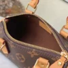 Louis Vuitton Nano Speedy Beige 16Cm, Designer Handbags, Womens Purse, luxury bags
