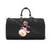 Louis Vuitton X Takashi Murakami Keepall Black 50Cm, Designer Handbags, Womens Purse, luxury bags