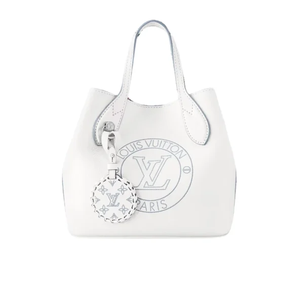 Anh-thumbnail-4-bce5321c1cec.webp Louis Vuitton Blossom Mahina Bag With Lv Circle Motif White 23Cm, Designer Handbags, Womens Purse, luxury bags