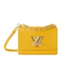 Louis Vuitton Twist Mm Cowhide Leather Handbag Sunflower Yellow 23Cm, Designer Handbags, Womens Purse, luxury bags