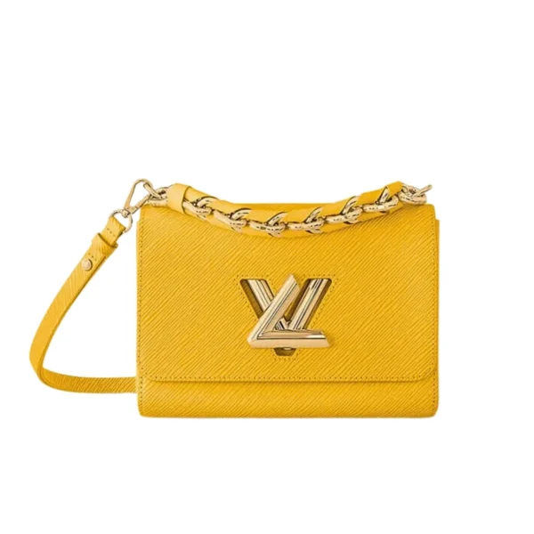 Anh-thumbnail-5-1-10e99fa0c557.webp Louis Vuitton Twist Mm Cowhide Leather Handbag Sunflower Yellow 23Cm, Designer Handbags, Womens Purse, luxury bags