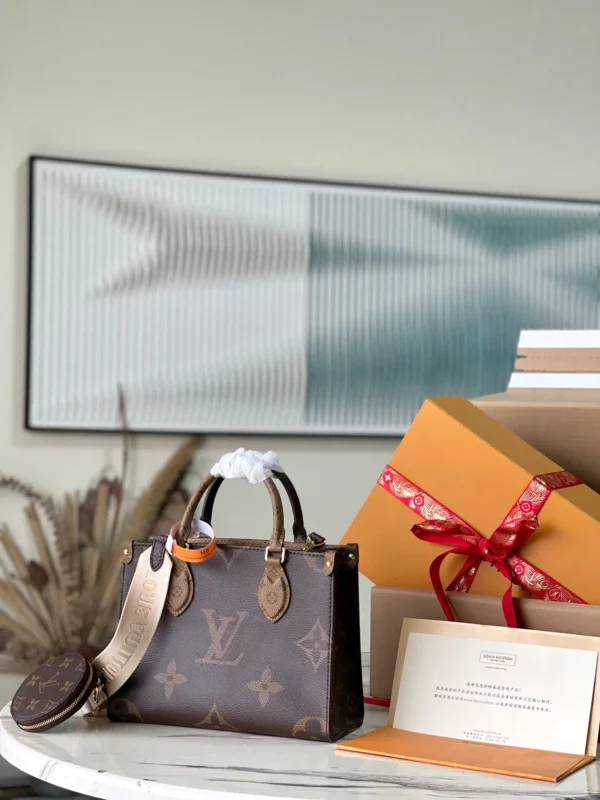 Louis Vuitton Onthego Vuitton 25 M46373, Designer Handbags, Womens Purse, luxury bags