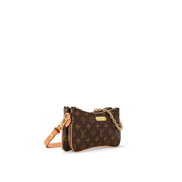 Louis Vuitton Liv Pochette Monogram Canvas Handbags M83008 24.5cm/ 9.6in, Designer Handbags, Womens Purse, luxury bags