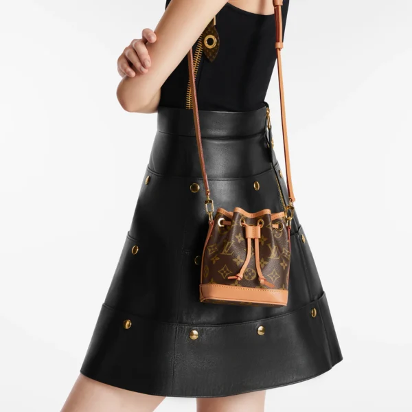 Louis Vuitton Nano No Monogram Small Leather Goods Monogram 16cm M81266, Designer Handbags, Womens Purse, luxury bags