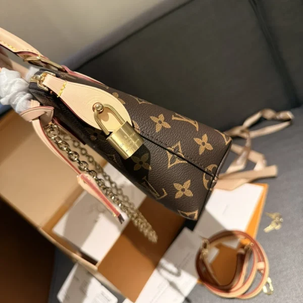 Louis Vuitton Lockit Bb Bag Monogram Brown 16Cm M12019, Designer Handbags, Womens Purse, luxury bags