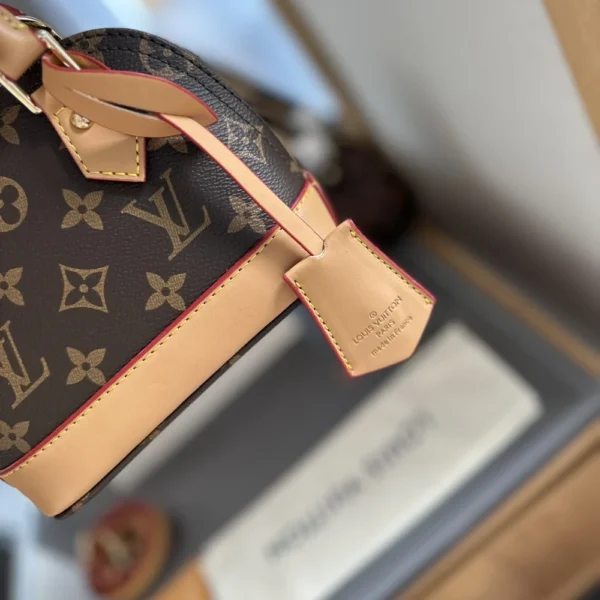CNBB4-5-1-6ff6f6c86fc1.webp Louis Vuitton Alma Nano Bag Monogram Brown 18Cm M82717, Designer Handbags, Womens Purse, luxury bags