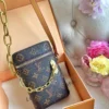 Louis Vuitton Phone Box Monogram Legacy Brown 18Cm M44914, Designer Handbags, Womens Purse, luxury bags