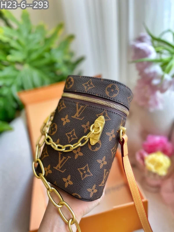 Louis Vuitton Phone Box Monogram Legacy Brown 18Cm M44914, Designer Handbags, Womens Purse, luxury bags