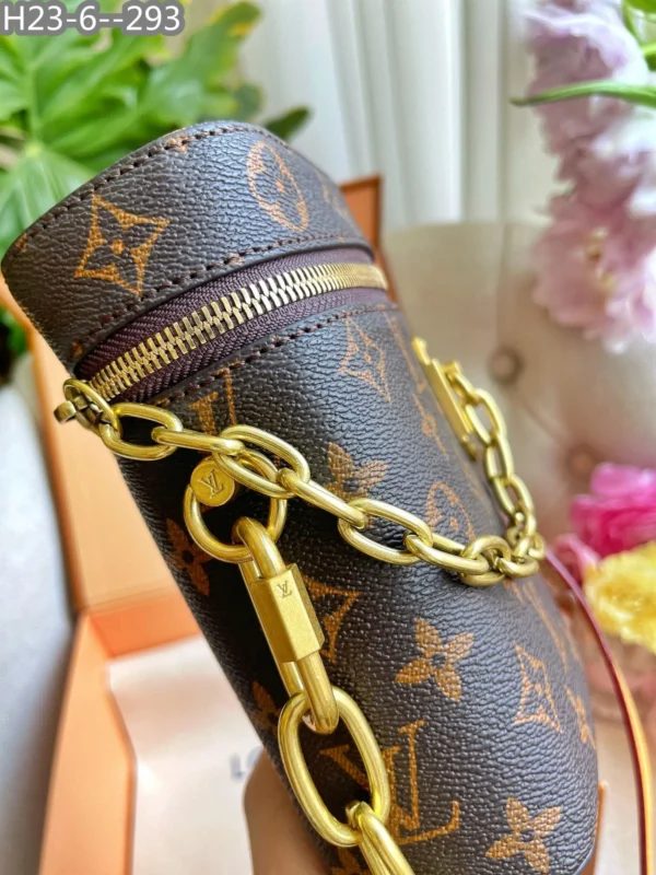 Louis Vuitton Phone Box Monogram Legacy Brown 18Cm M44914, Designer Handbags, Womens Purse, luxury bags