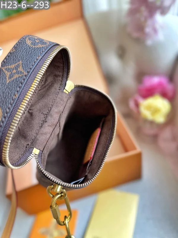 Louis Vuitton Phone Box Monogram Legacy Brown 18Cm M44914, Designer Handbags, Womens Purse, luxury bags