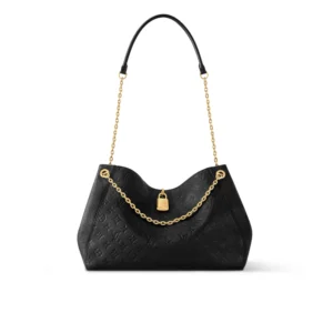 Louis Vuitton LV Anytime MM Monogram Empreinte Bag Black M14324 42cm/ 16.5in, Designer Handbags, Womens Purse, luxury bags