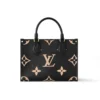 LV-2025-05-15T122444.959-2218e8968210.webp Louis Vuitton Sac Main On The Go Pm Noir Beige M45659 25cm, Designer Handbags, Womens Purse, luxury bags