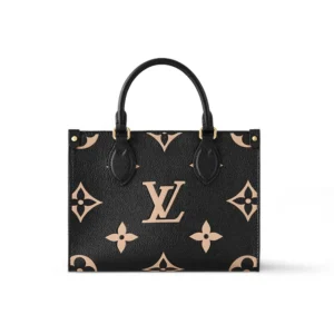 LV-2025-05-15T122444.959-2218e8968210.webp Louis Vuitton Sac Main On The Go Pm Noir Beige M45659 25cm, Designer Handbags, Womens Purse, luxury bags