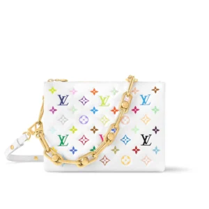 Louis Vuitton LV x TM Coussin PM Multicolored M13233 26cm, Designer Handbags, Womens Purse, luxury bags