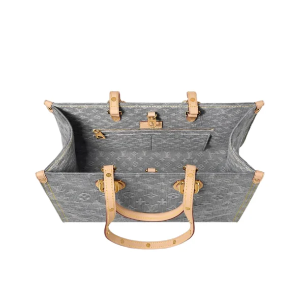 LV-2025-05-16T114545.013-81d260dcf02d.webp Louis Vuitton OnTheGo MM Bag ‘Washed Grey M13189 32cm/ 12.6in, Designer Handbags, Womens Purse, luxury bags