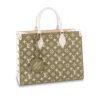 Louis Vuitton Onthego MM Tote Monogram Empreinte ‘Kaki Beige’ 35cm, Designer Handbags, Womens Purse, luxury bags