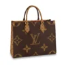 LV-2025-05-16T161615.320-1b69cb3e4ff8.webp Louis Vuitton On The Go MM Monogram Medium Tote Bag Brown M45321 35cm, Designer Handbags, Womens Purse, luxury bags