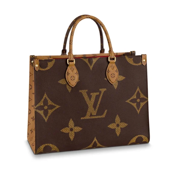 LV-2025-05-16T161615.320-1b69cb3e4ff8.webp Louis Vuitton On The Go MM Monogram Medium Tote Bag Brown M45321 35cm, Designer Handbags, Womens Purse, luxury bags