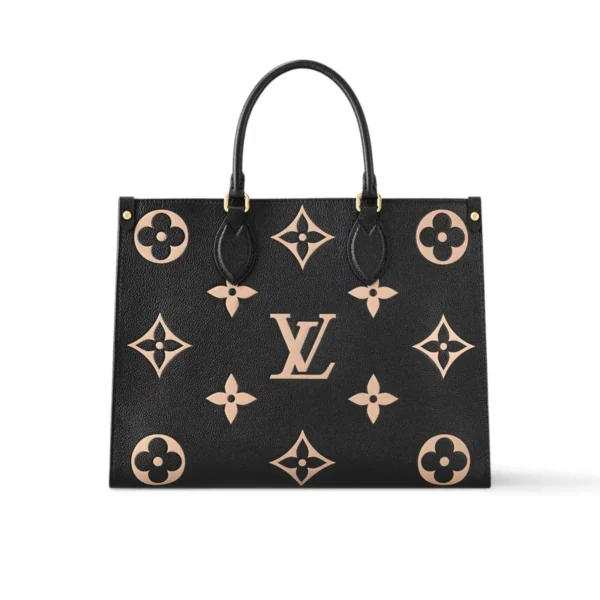 LV-2025-05-16T162328.890-e75d8609f5b5.webp Louis Vuitton Onthego MM Bicolor Monogram ‘Black Beige’ M45495 35cm, Designer Handbags, Womens Purse, luxury bags