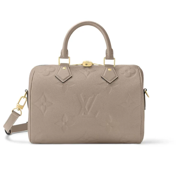 LV-2025-05-17T115338.678-cd468430a1d6.webp Louis Vuitton Speedy Bandoulire 25 Monogram Empreinte Tourterelle 25cm M59273, Designer Handbags, Womens Purse, luxury bags