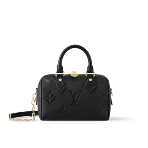 LV-2025-05-17T151502.868-2929f4ffc19f.webp Louis VuittonSpeedy Bandouliere Bag Monogram Empreinte Giant 20 Black 20cm M58953, Designer Handbags, Womens Purse, luxury bags