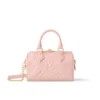 LV-2025-05-17T154556.469-3700b69675cb.webp Louis Vuitton Speedy Bandoulire 20 Monogram Empreinte Opal Pink 20.5cm M47136, Designer Handbags, Womens Purse, luxury bags