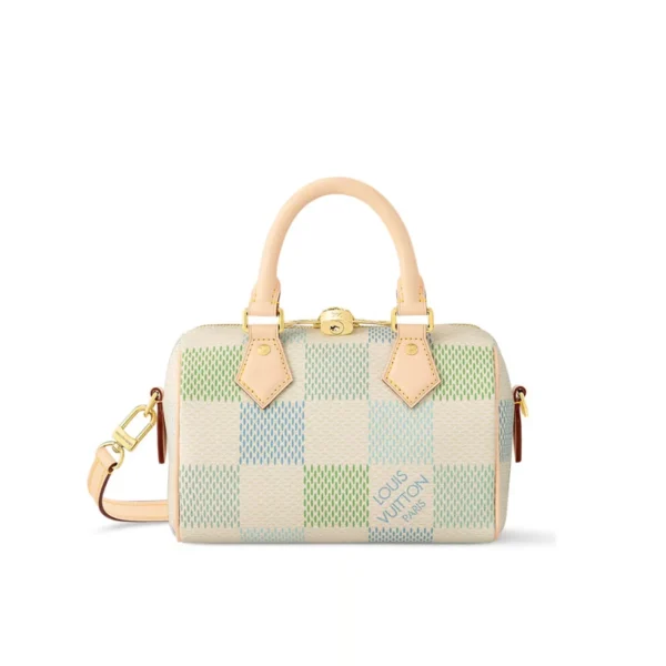 LV-2025-05-17T160615.467-d57bbfacad06.webp Louis Vuitton Speedy Bandoulire Damier Canvas Pistachio 20Cm N40515, Designer Handbags, Womens Purse, luxury bags