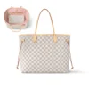 Louis Vuitton Neverfull GM Tote Bag Damier Azur Canvas Rose Ballerine 39cm N40601, Designer Handbags, Womens Purse, luxury bags