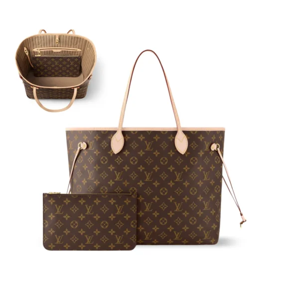 LV-2025-05-19T153405.180-5aadd27086c0.webp Louis Vuitton Neverfull MM Monogram Canvas Tote Bag Beige 31cm M46975, Designer Handbags, Womens Purse, luxury bags