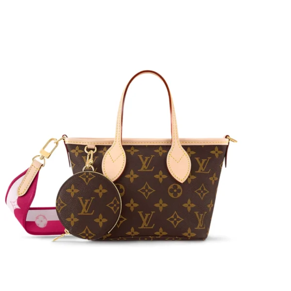 Louis Vuitton Neverfull BB Peony Pink 23.8cm M46786, Designer Handbags, Womens Purse, luxury bags