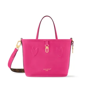 Louis Vuitton Neverfull Bandoulire Inside Out BB Rose Pondichery Cowhide 26.5cm M12106, Designer Handbags, Womens Purse, luxury bags