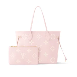 LV-2025-05-19T171449.200-65321f524cc3.webp Louis Vuitton Neverfull MM Tote Bag Monogram Empreinte Pink/Quartz Pink/Beige 31cm M14210, Designer Handbags, Womens Purse, luxury bags