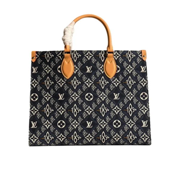 LV-3-2-6d9bcbc50202.webp Louis Vuitton Onthego Mm Limited 1854 Denim Onthego Tote Medium Handbag 35cm, Designer Handbags, Womens Purse, luxury bags