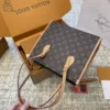 Louis Vuitton Popincourt Hart Tote Handbag Monogram Canvas 28Cm M40007, Designer Handbags, Womens Purse, luxury bags