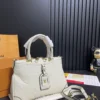 LV11-f7ad87cca1d8.webp Louis Vuitton Trianon Pm Monogram Empreinte White 28Cm M46503, Designer Handbags, Womens Purse, luxury bags