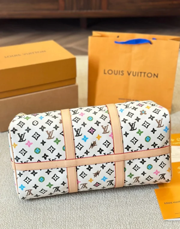 LV2-6-89c0e1f75f34.webp Louis Vuitton Keepall Bandouli Re Vanilla 40Cm M25233, Designer Handbags, Womens Purse, luxury bags