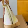 LV4-1-2-eafb1478cd0a.webp Louis Vuitton Alma Bb Damier Canvas Peach 23Cm N40516, Designer Handbags, Womens Purse, luxury bags