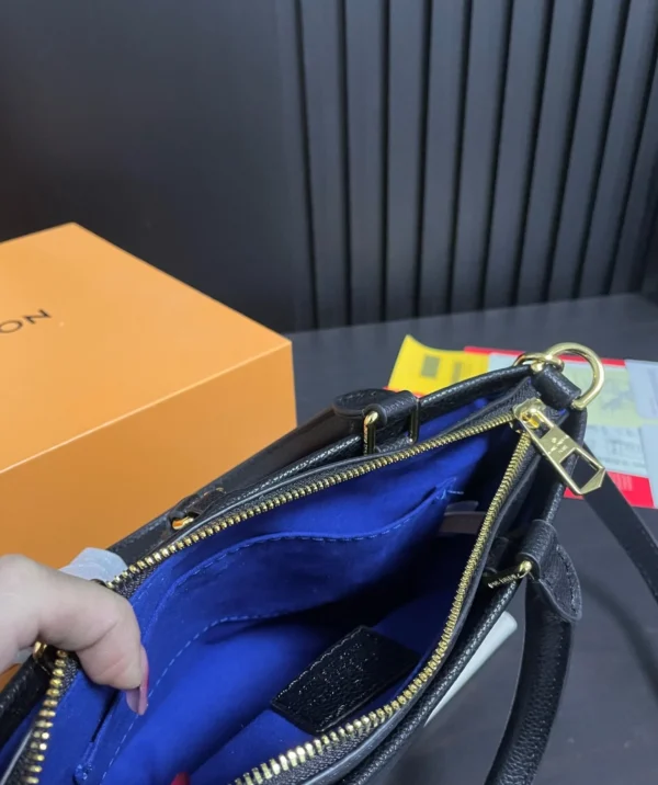 LV9-071c119db2be.webp Louis Vuitton Trianon Pm Monogram Empreinte Black 28Cm M46488, Designer Handbags, Womens Purse, luxury bags