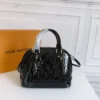 Louis Vuitton Alma Bb Monogram Vernis Leather Black 25Cm, Designer Handbags, Womens Purse, luxury bags