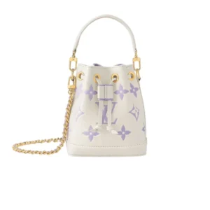 LVABB1-1-5dab1a45fd15.webp Louis Vuitton Noe Nano White With Purple 17Cm M82933, Designer Handbags, Womens Purse, luxury bags