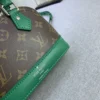 LVAG3-62206fa78b2d.webp Louis Vuitton Mini Alma Monogram Canvas Mix With Green 18Cm M83204, Designer Handbags, Womens Purse, luxury bags