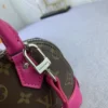 Louis Vuitton Mini Alma Monogram Canvas Mix With Pink 18Cm M83206, Designer Handbags, Womens Purse, luxury bags