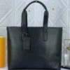LVB-15-eac046d938d8.webp Louis Vuitton Pilot Tote Cowhide Leather Black 40Cm M24771, Designer Handbags, Womens Purse, luxury bags