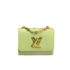 Louis Vuitton Twist Mm Bags Epi Leather Lock Chain Green 23Cm, Designer Handbags, Womens Purse, luxury bags