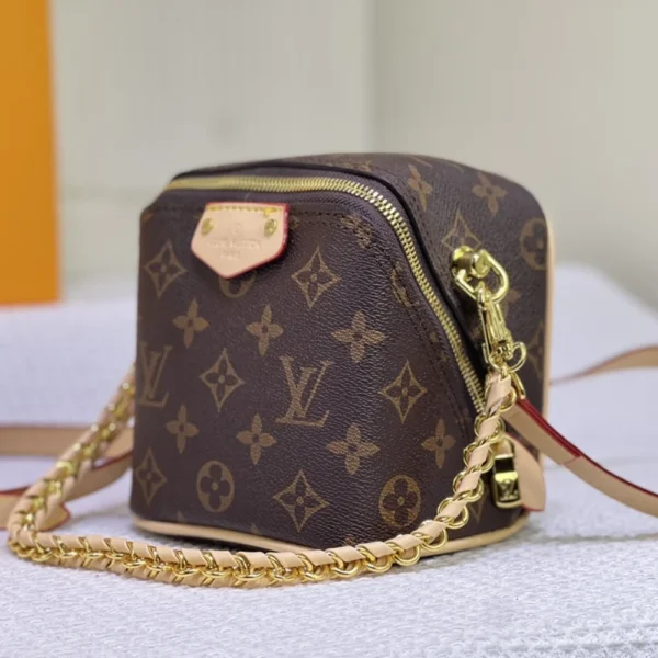 LVB2-5-37daa98bdacb.webp Louis Vuitton Just In Case Monogram Canvas Leather Brown 13Cm M47096, Designer Handbags, Womens Purse, luxury bags