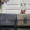 LVB62-2-5f1a574d5f83.webp Louis Vuitton S Lock A4 Pouch Black 28Cm, Designer Handbags, Womens Purse, luxury bags